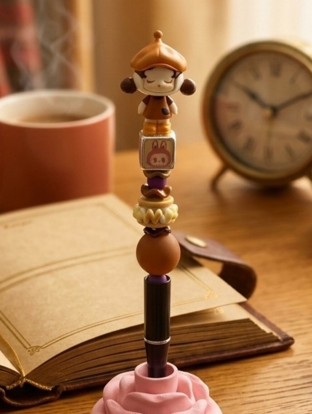 Pop Bean Skull Panda In Beadable Pen